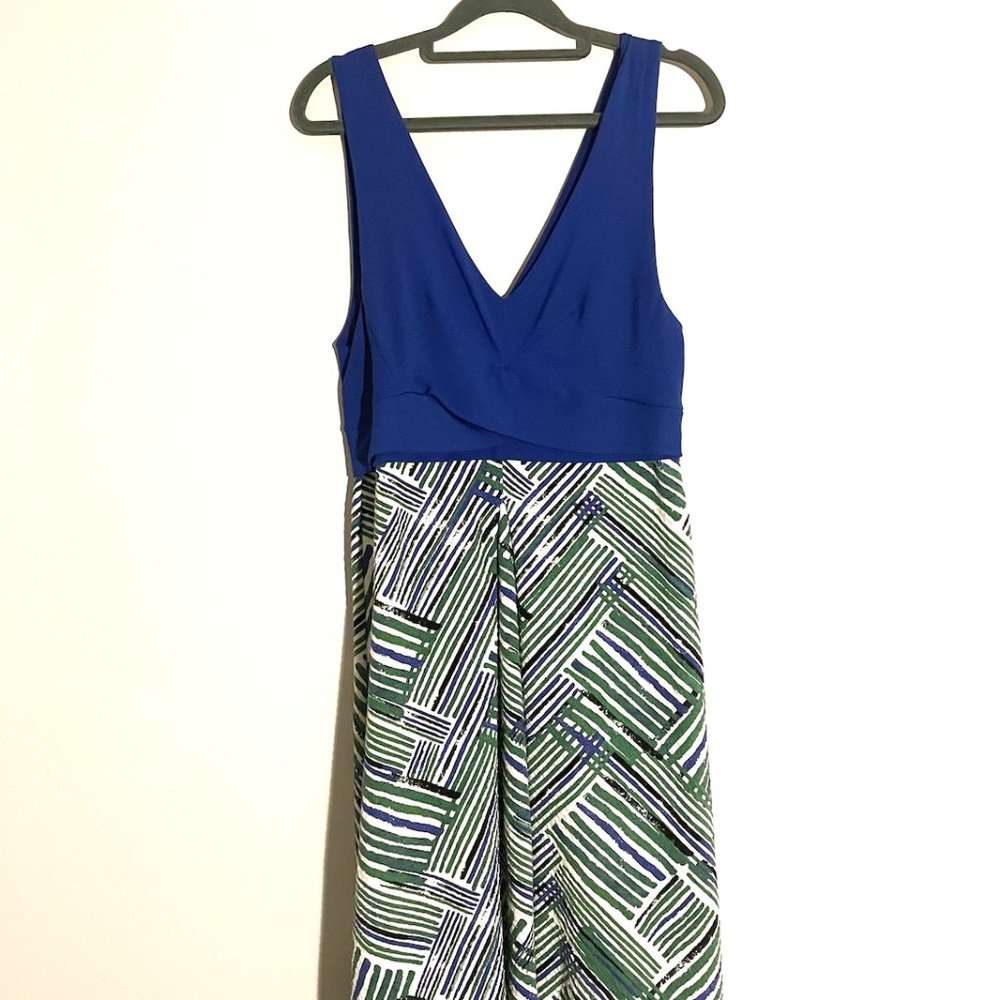 Anthropologie Blue and Green Dress - Picture 3 of 9
